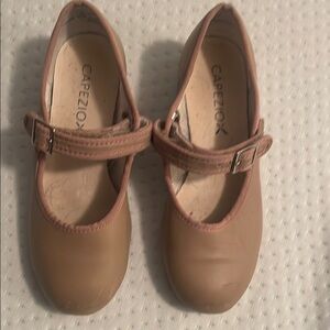 Capezio Tan Dress Shoes Mary Jane Style